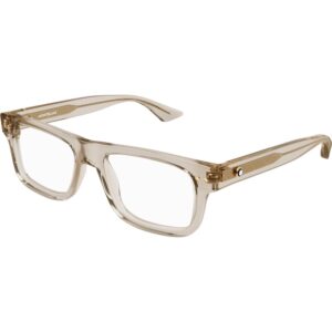 Occhiali vista  Montblanc Mb0289o cod. colore 004 Uomo Squadrata Beige