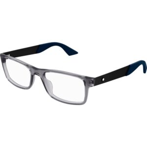 Occhiali vista  Montblanc Mb0301o cod. colore 004 Uomo Squadrata Grigio