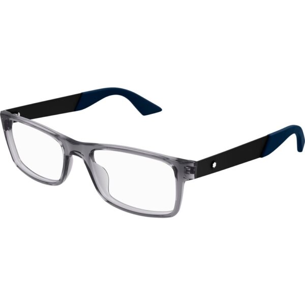 Occhiali vista  Montblanc Mb0301o cod. colore 008 Uomo Squadrata Grigio