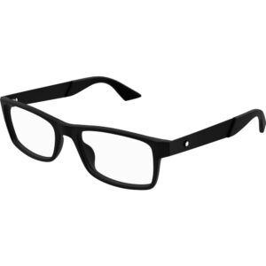 Occhiali vista  Montblanc Mb0301o cod. colore 001 Uomo Squadrata Nero