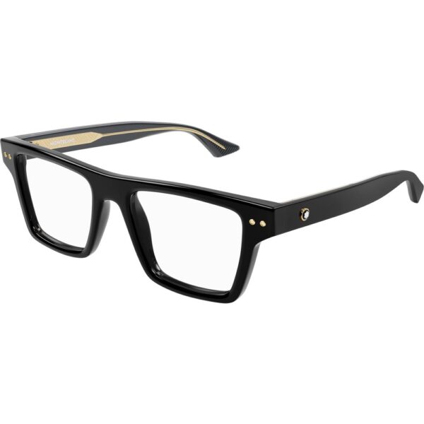 Occhiali vista  Montblanc Mb0288o cod. colore 001 Uomo Squadrata Nero