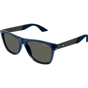 Occhiali da sole  Montblanc Mb0298s cod. colore 002 Uomo Squadrata Blu