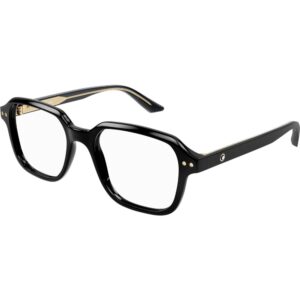 Occhiali vista  Montblanc Mb0290o cod. colore 001 Uomo Squadrata Nero