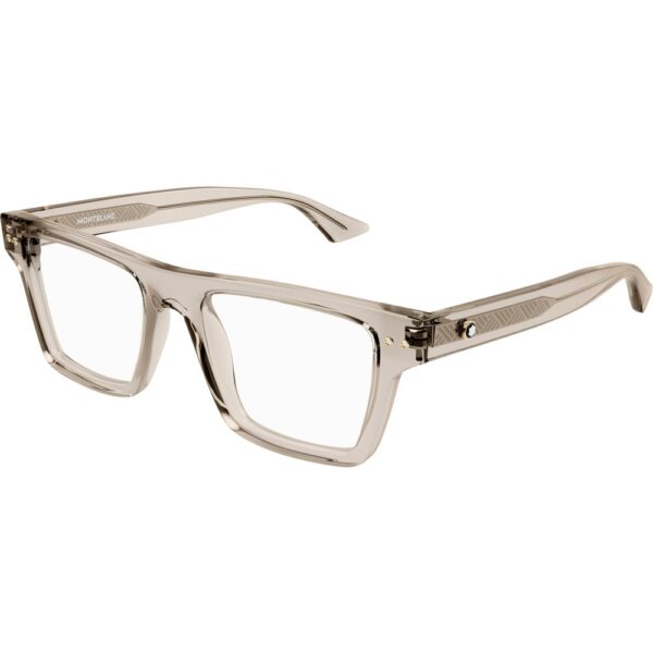 Occhiali vista  Montblanc Mb0288o cod. colore 004 Uomo Squadrata Beige