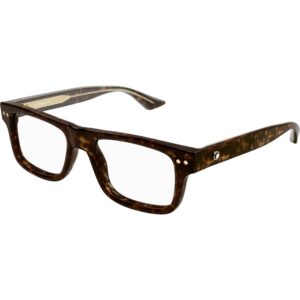 Occhiali vista  Montblanc Mb0289o cod. colore 002 Uomo Squadrata Havana