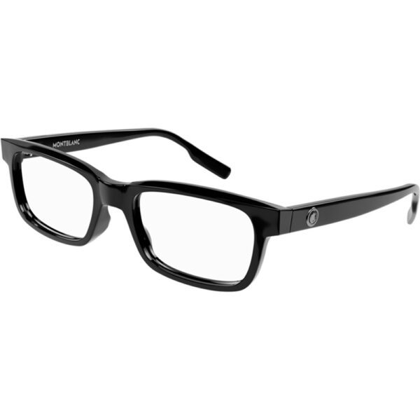 Occhiali vista  Montblanc Mb0179o cod. colore 001 Uomo Squadrata Nero