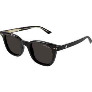 Occhiali da sole  Montblanc Mb0320s cod. colore 001 Uomo Rotonda Nero