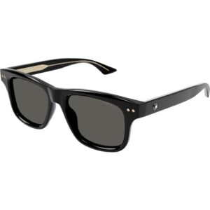 Occhiali da sole  Montblanc Mb0319s cod. colore 005 Uomo Squadrata Nero