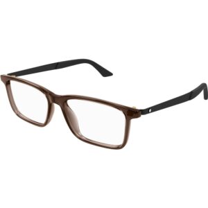 Occhiali vista  Montblanc Mb0333o cod. colore 004 Uomo Squadrata Marrone