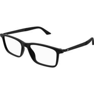 Occhiali vista  Montblanc Mb0333o cod. colore 001 Uomo Squadrata Nero