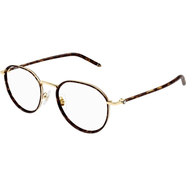 Occhiali vista  Montblanc Mb0342oa cod. colore 002 Uomo Rotonda Oro