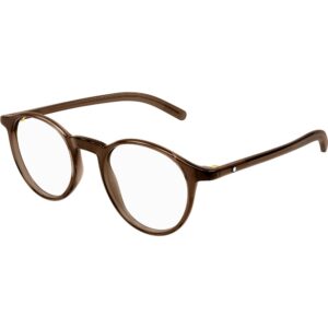 Occhiali vista  Montblanc Mb0329o cod. colore 003 Uomo Rotonda Marrone