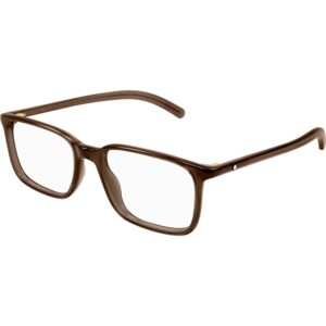 Occhiali vista  Montblanc Mb0328o cod. colore 004 Uomo Squadrata Marrone