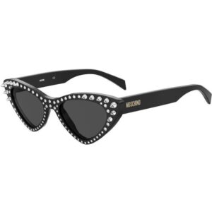 Occhiali da sole  Moschino Mos006/s/str cod. colore 807/ir Donna Cat eye Nero