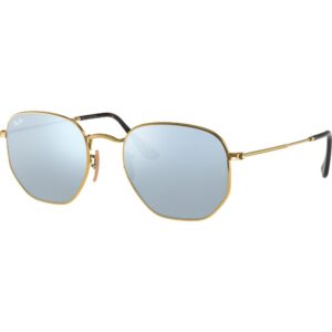 Occhiali da sole  Ray - ban Rb3548n hexagonal cod. colore 001/30 Unisex Geometrica Oro