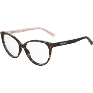 Occhiali vista  Moschino Mol591 cod. colore 086 Donna Cat eye Havana