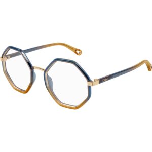 Occhiali vista  Chloé Ch0132oa cod. colore 003 Donna Geometrica Blu