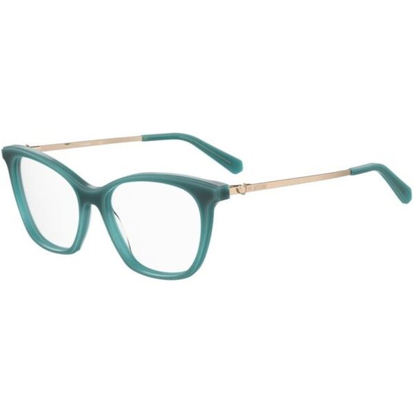 Occhiali vista  Moschino Mol579 cod. colore zi9 Donna Squadrata Verde acqua