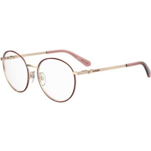 Occhiali vista  Moschino Mol633 cod. colore 6k3 Donna Rotonda Oro/bordeaux