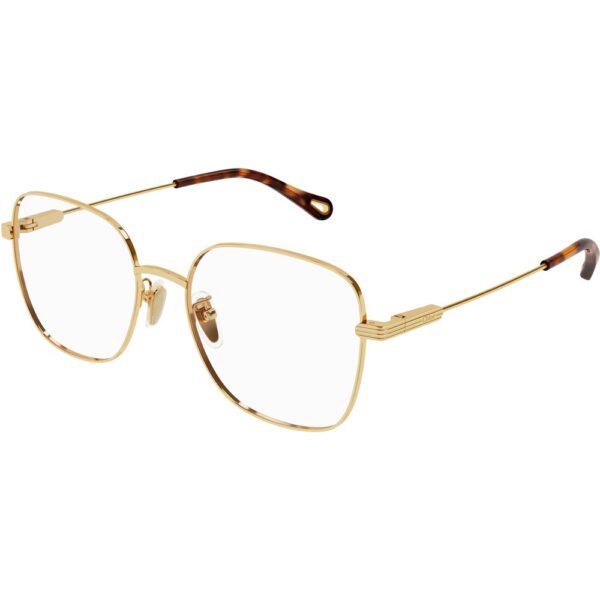 Occhiali vista  Chloé Ch0141oa cod. colore 001 Donna Squadrata Oro