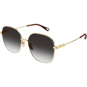 Occhiali da sole  Chloé Ch0139sa cod. colore 001 Donna Squadrata Oro