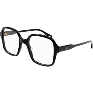 Occhiali vista  Chloé Ch0126oa cod. colore 001 Donna Squadrata Nero