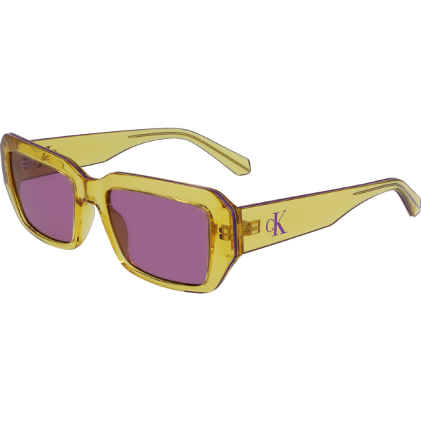 Occhiali da sole  Calvin klein Ckj23602s cod. colore 701 Unisex Squadrata Giallo