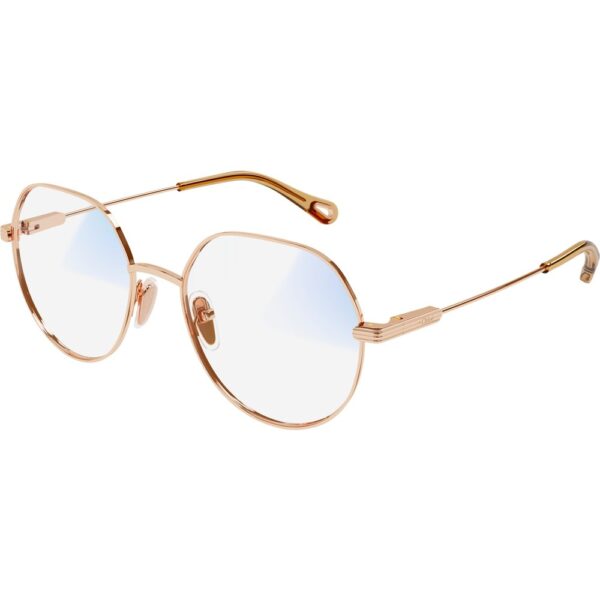 Occhiali da sole  Chloé Ch0137s cod. colore 001 Donna Geometrica Oro