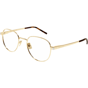 Occhiali vista  Saint laurent Sl 555 opt cod. colore 003 Unisex Rotonda Oro