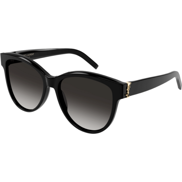 Occhiali da sole  Saint laurent Sl m107 cod. colore 002 Donna Rotonda Nero