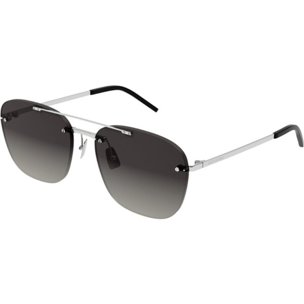 Occhiali da sole  Saint laurent Sl 309 rimless cod. colore 002 Unisex Squadrata Argento