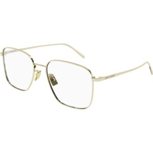 Occhiali vista  Saint laurent Sl 491 cod. colore 006 Unisex Squadrata Oro