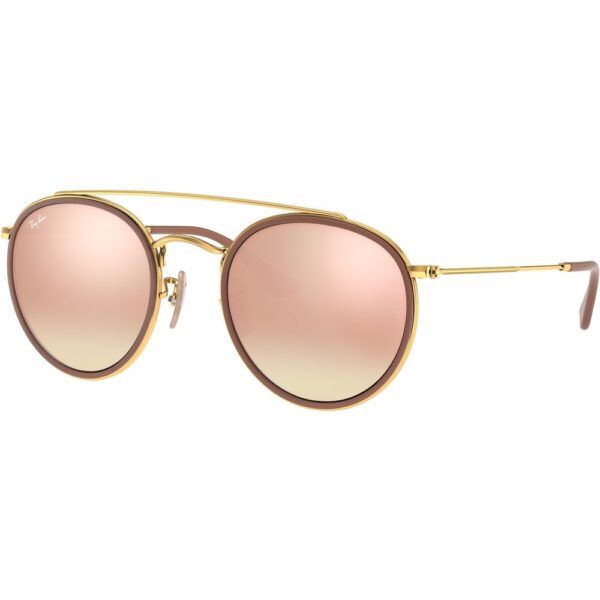 Occhiali da sole  Ray - ban Rb3647n  cod. colore 001/7o Unisex Rotonda Oro