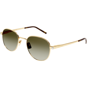 Occhiali da sole  Saint laurent Sl 555 cod. colore 003 Unisex Rotonda Oro