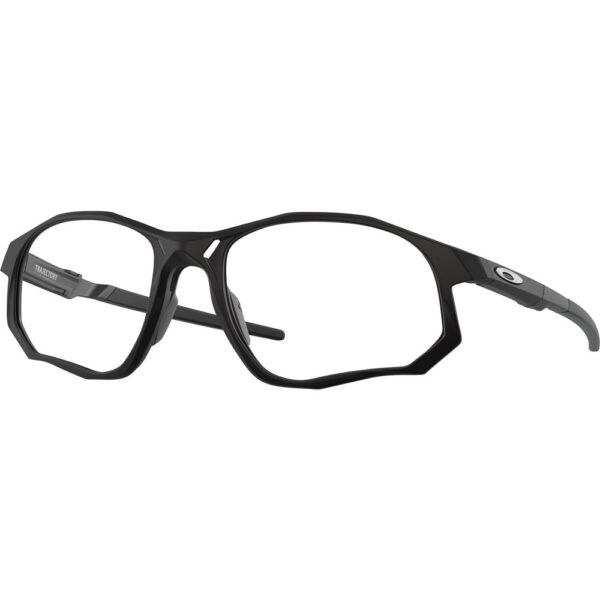 Occhiali vista  Oakley Ox8171 trajectory cod. colore 817101 Uomo Squadrata Nero