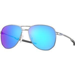 Occhiali da sole  Oakley Oo4147 contrail cod. colore 414703 Uomo Rotonda Argento