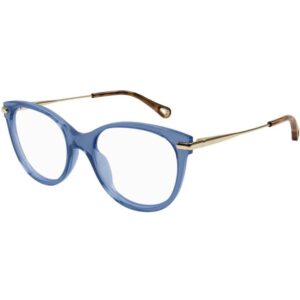 Occhiali vista  Chloé Ch0058o cod. colore 004 Donna Cat eye Blu