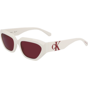 Occhiali da sole  Calvin klein Ckj23652s cod. colore 100 Unisex Squadrata Bianco