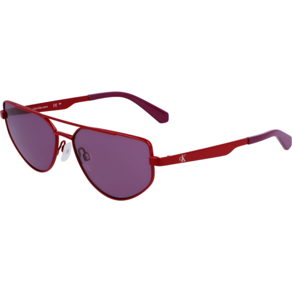 Occhiali da sole  Calvin klein Ckj23220s cod. colore 600 Unisex Pilot Rosso