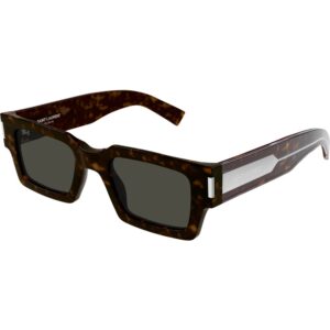 Occhiali da sole  Saint laurent Sl 572 cod. colore 002 Unisex Squadrata Havana