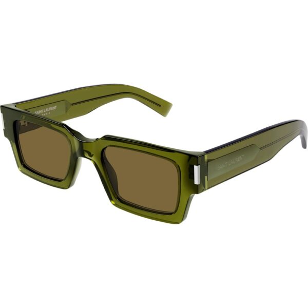 Occhiali da sole  Saint laurent Sl 572 cod. colore 005 Unisex Squadrata Verde