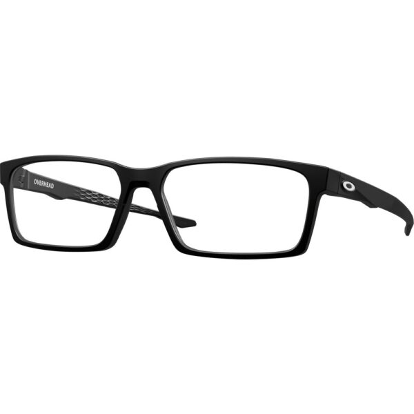 Occhiali vista  Oakley Ox8060 overhead cod. colore 806001 Uomo Squadrata Nero