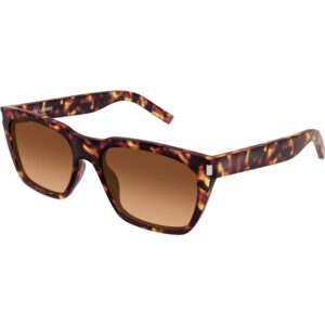 Occhiali da sole  Saint laurent Sl 598 cod. colore 003 Uomo Squadrata Havana