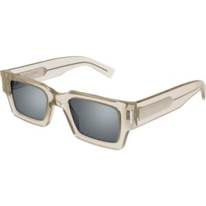 Occhiali da sole  Saint laurent Sl 572 cod. colore 003 Unisex Squadrata Beige