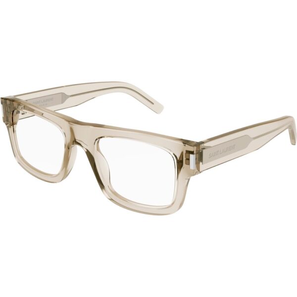 Occhiali vista  Saint laurent Sl 574 cod. colore 003 Uomo Squadrata Beige