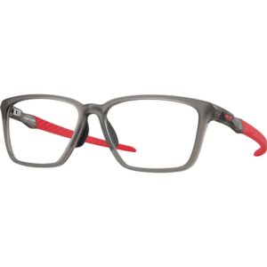 Occhiali vista  Oakley Ox8188d double down cod. colore 818802 Uomo Squadrata Grigio