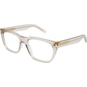 Occhiali vista  Saint laurent Sl 598 opt cod. colore 004 Uomo Squadrata Beige