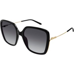 Occhiali da sole  Chloé Ch0173s cod. colore 001 Donna Squadrata Nero