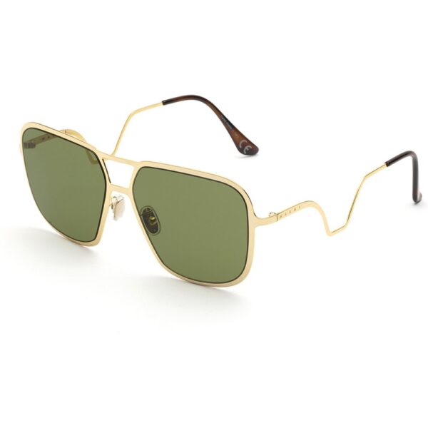 Occhiali da sole  Marni Ha long bay cod. colore green g69 Unisex Squadrata Oro