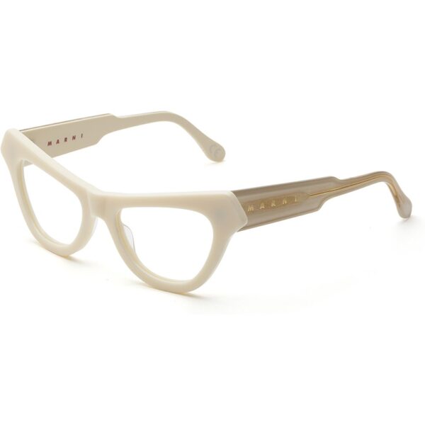 Occhiali vista  Marni Jeju island cod. colore panna qwc Unisex Cat eye Bianco